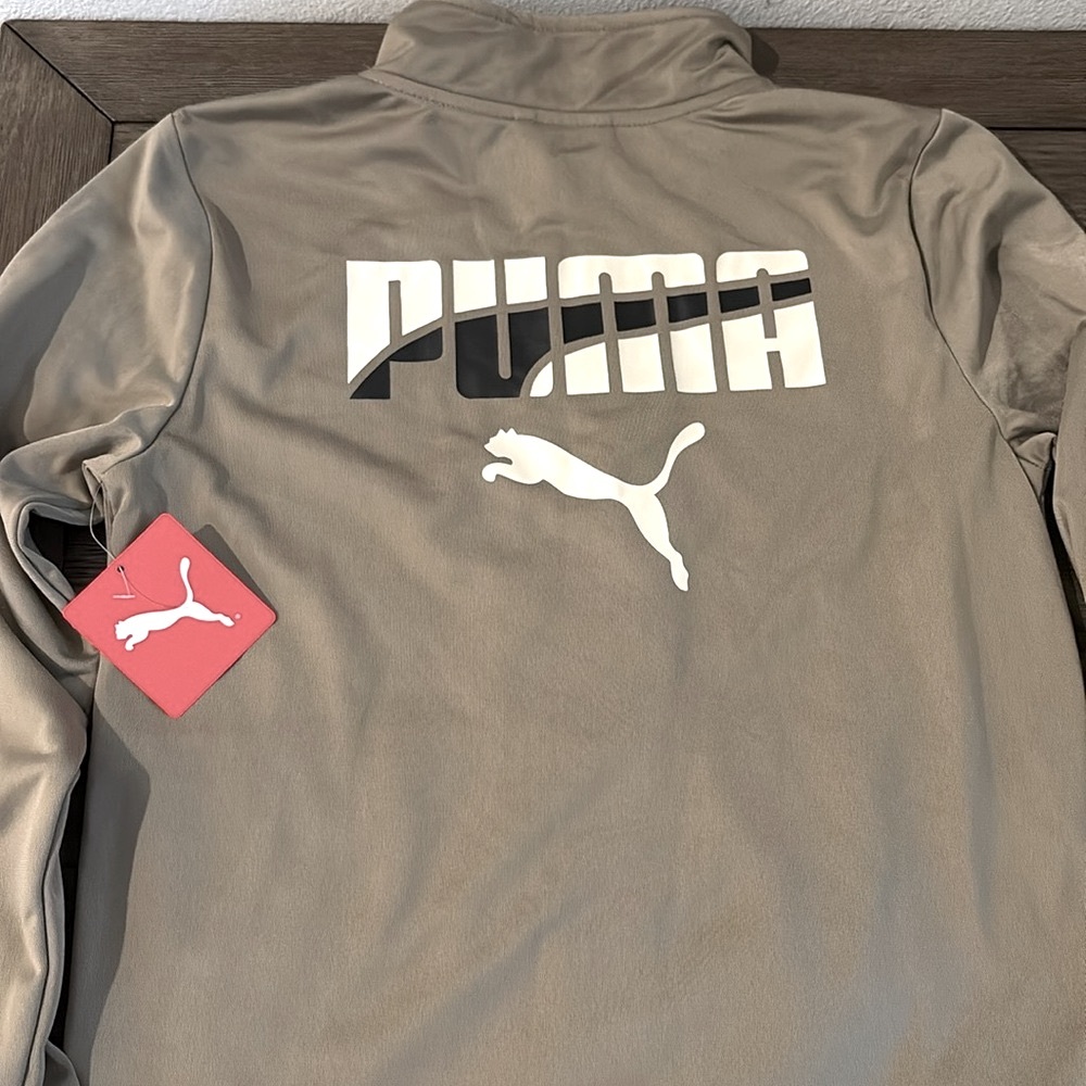 ❌SOLD❌ NWT [Puma] 2-Piece Poly Tricot Track Jacket Joggers Sweatpants Y M 10/12 - Picture 6 of 12